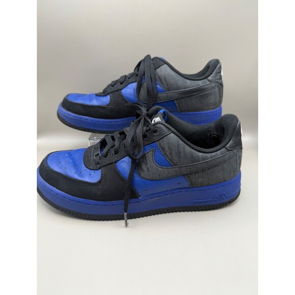 Nike Air Force 1 Low By You Black Royal Blue Size Mens 9.5 DV3892-900  Clean! - Picture 3 of 10